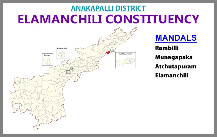 AP Elections Elamanchili 2024 Results Comparison To 2019 Candidates And Voters Details