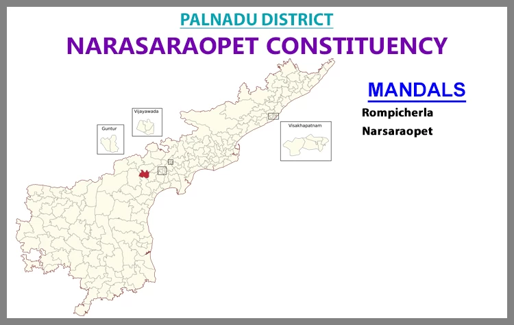 AP Elections Narasaraopet 2024 Results Comparison To 2019 Candidates And Voters Details
