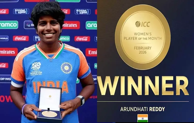 Arundhati Reddy Wins ICC Best Player Award