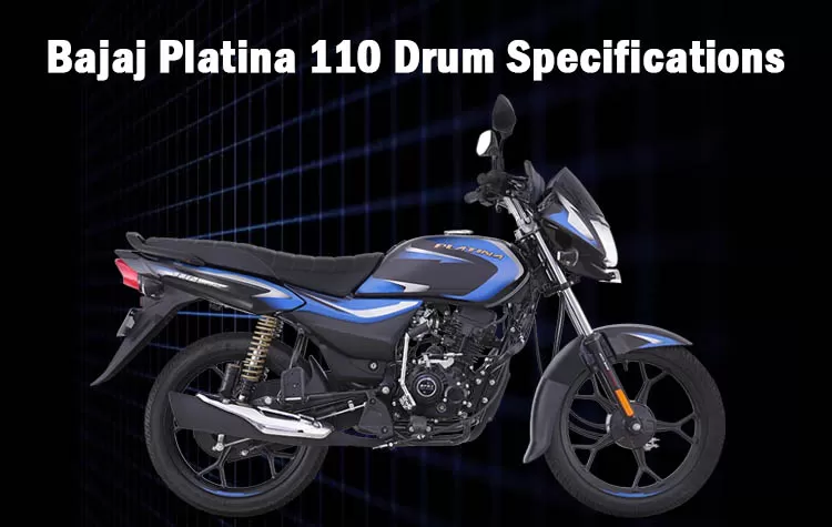Bajaj Platina 110 Drum Specifications