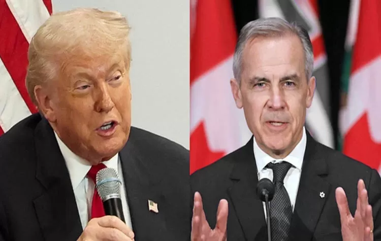Donald Trump And Canadian PM Mark Carney Talk Tariffs And Trade Relations