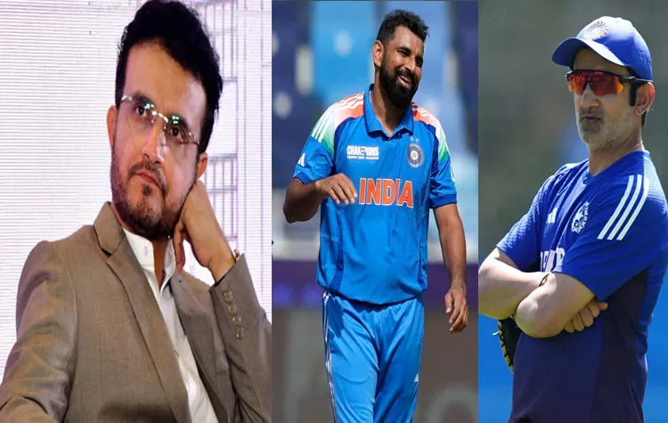 Ganguly Advises Gambhir To Reinstate Mohammed Shami For Test Team