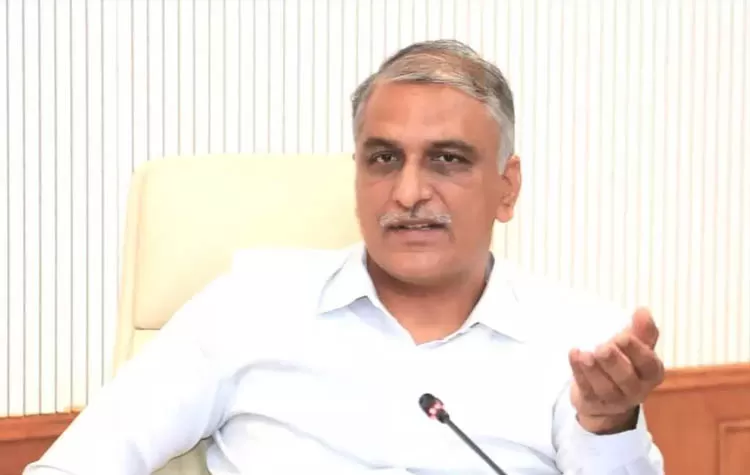 Harish Rao Criticizes Government Over Unpaid Salaries And Scheme Cuts