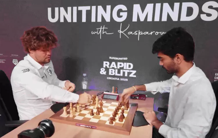 Magnus Carlsen Acknowledges Defeat To D Gukesh At Croatia Tournament