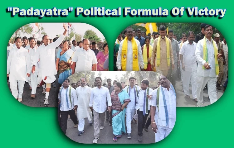 From Padayatras To Power: The Journey Of Political Movements In Telugu States