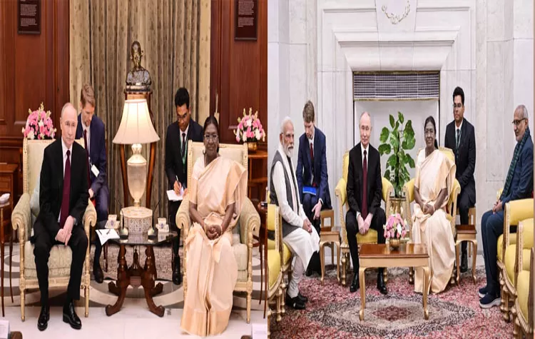President Hosts Banquet For Vladimir Putin During India-Russia Meeting