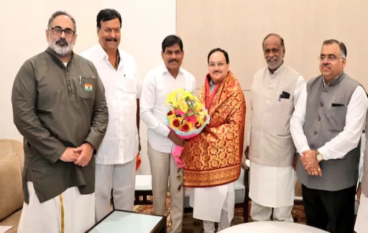 Second MP From KCR's Party Joins The BJP Ahead Of The Lok Sabha Polls