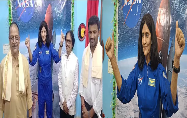 Sunita Williams Wax Statue Unveiled In Asansol, West Bengal