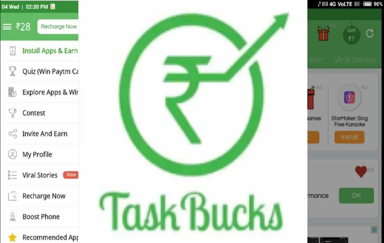 TaskBucks: An App For Earning Real Money Online In India Without Investment