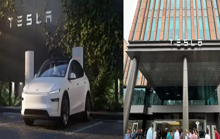 Tesla Opens Second Showroom In India With V4 Superchargers