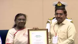 AP Minister Narayana Receives Swachh Survekshan Awards From President