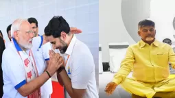 Chandrababu And Lokesh Set A Model With Yoga Andhra: PM Modi