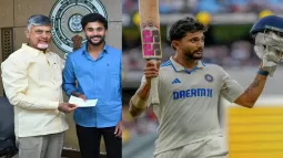 Chandrababu Congratulates Young Cricketer Nitish Kumar Reddy