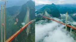 China Unveils The World's Highest Bridge