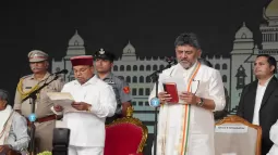 D.K. Shivakumar Sworn In As Karnataka Chief Minister