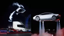 Elon Musk Unveils Flying Tesla Roadster: SpaceX Technology Makes Headlines