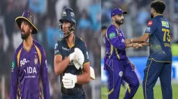 Gujarat Titans Defeat Kolkata Knight Riders In Ahmedabad Clash