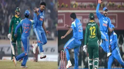 India Secure 17-Run Win In First ODI Against South Africa