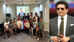 India Under-19 Team Interacts With Sachin Tendulkar