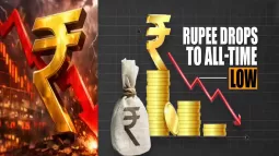 Indian Rupee Falls Below 91 For The First Time