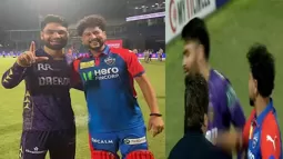 Kuldeep Yadav Slaps Rinku Singh During Live Broadcast After KKR Vs DC IPL Match