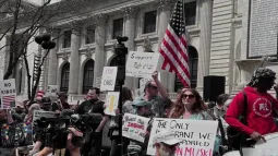 Nationwide Anti-Trump Protests Raise Concerns About Democracy
