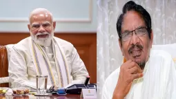 PM Modi And Actor Venkatesh Pay Tribute To Director Bharathiraja