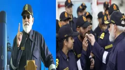 PM Modi Celebrates Diwali With Naval Personnel On INS Vikrant In Goa