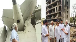 PM Modi Visits Scene Of Air India Flight Crash