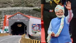 Prime Minister Modi Inaugurates Z-Morh Tunnel In Jammu And Kashmir