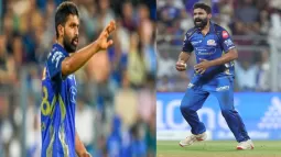 Raghu Sharma Takes First IPL Wicket For Mumbai Indians Against Lucknow Super Giants