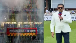 Ravi Shastri Honored With Stand At Wankhede Stadium