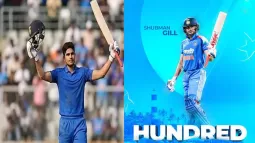 Shubman Gill Hits 10th ODI Century Against West Indies, Joins MS Dhoni In Elite Indian List