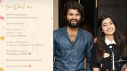 Vijay Deverakonda And Rashmika Mandanna Announce “Virosh” Wedding Ceremony