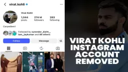 Virat Kohli’s Instagram Account Temporarily Unavailable