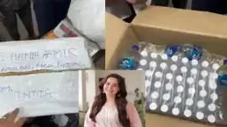 Water Bottles Sent To Pakistani Actress Hania Aamir Sparks Online Criticism