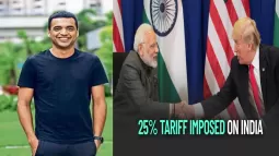 Zomato CEO Deepinder Goyal Responds To Trump's Tariff Decision On India
