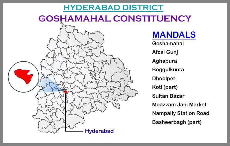 TS Elections Goshamahal 2023 Results Comparison To 2018 Candidates And Voters Details