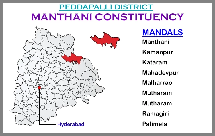 TS Elections Manthani 2023 Results Comparison To 2018 Candidates And Voters Details