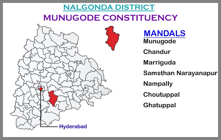 TS Elections Munugode 2023 Results Comparison To 2018 Candidates And Voters Details