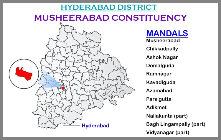 TS Elections Musheerabad 2023 Results Comparison To 2018 Candidates And Voters Details