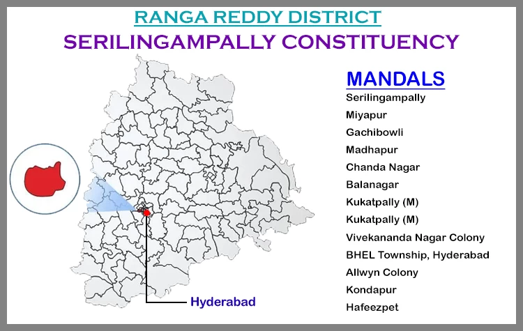 TS Elections Serilingampally 2023 Results Comparison To 2018 Candidates And Voters Details