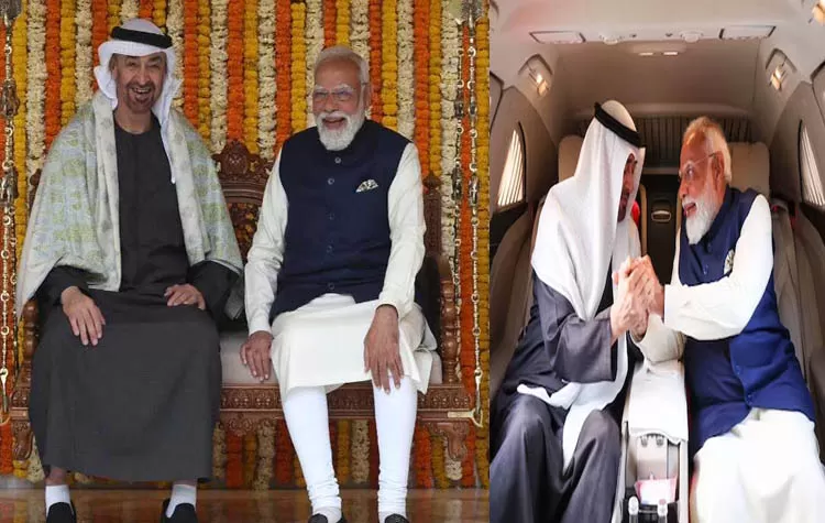 UAE President Visits India; Prime Minister Modi Receives Him