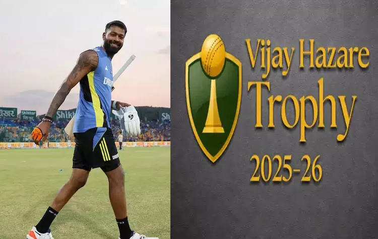 Vijay Hazare Trophy 2025–26: Hardik Pandya’s Century Lifts Baroda