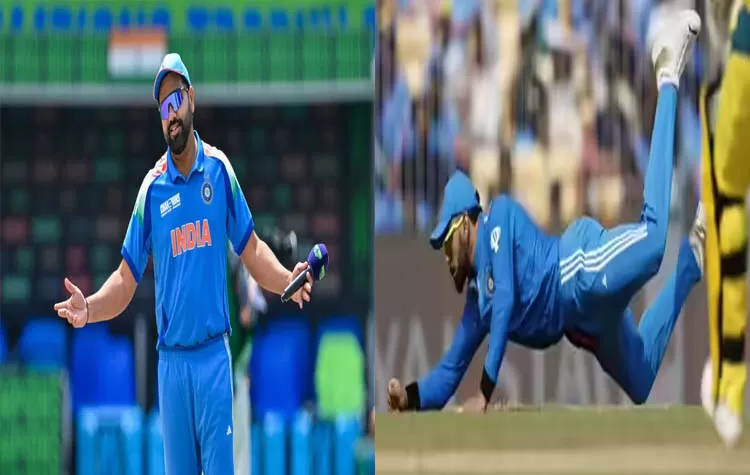 Virat Kohli's Stunning Catch And Rohit Sharma's Impressive Fielding Against Australia